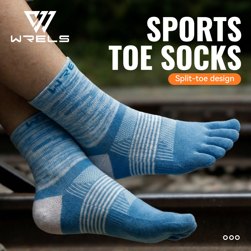 Wool Hiking Sock - WRELS Calcetines de Cinco Dedos (1/2/3