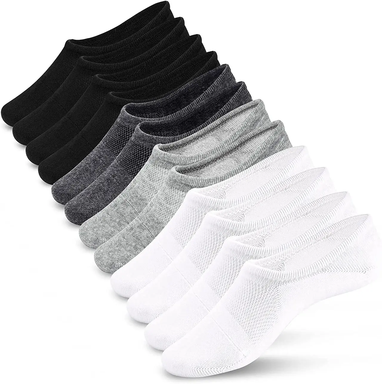 No Show Sock Women - Calcetines invisibles IDEGG para mujer, de