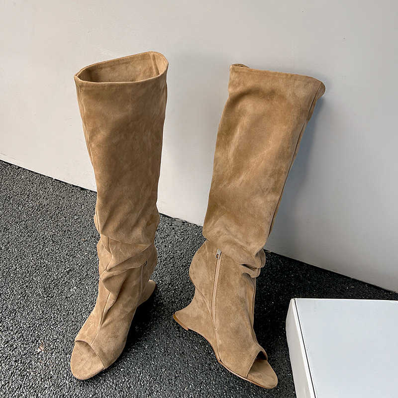 AIYKAZYSDL extraño Tacón de Cu - Boot Sock Slouchy reseña y precio