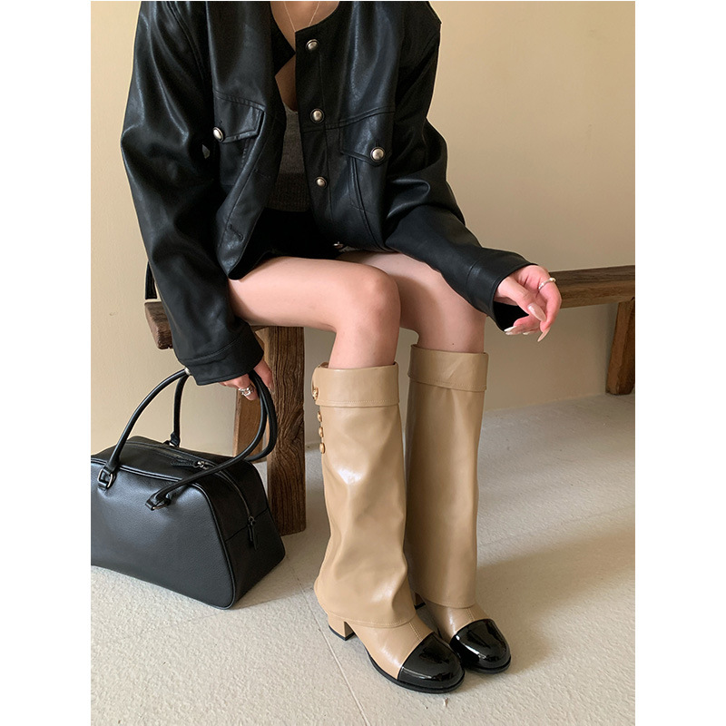 Botas de caballero con punta r - Knee High Sock Women reseña y precio