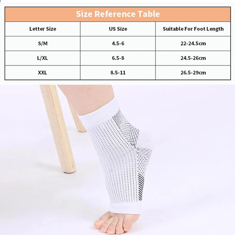 1 Par de Calcetines para Neuro - Ankle Brace Sock reseña y precio